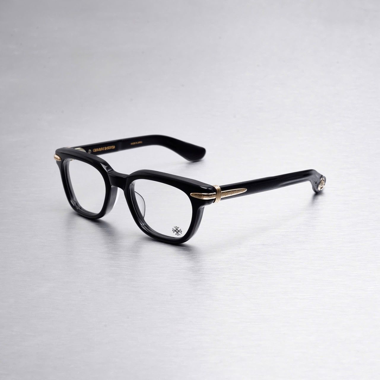 Chrome Hearts CHROME HEARTS DRIPPIN BLACK/18KGP GLASSES Size ONE SIZE - 1 Thumbnail