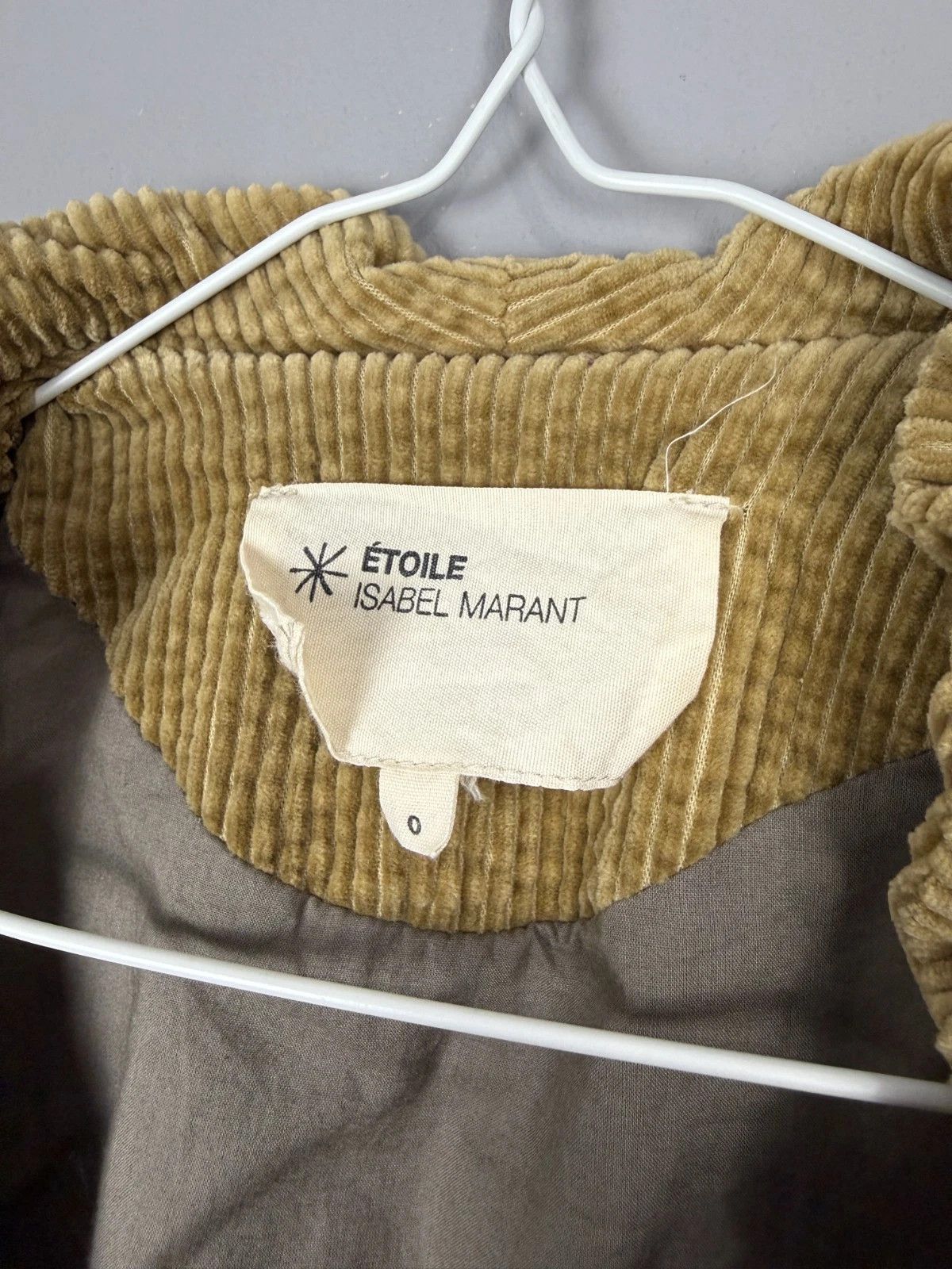 Isabel Marant Etoile Isabel Marant Étoile Corduroy Jacket Beige Double Breasted Size XS / US 0-2 / IT 36-38 - 3 Thumbnail