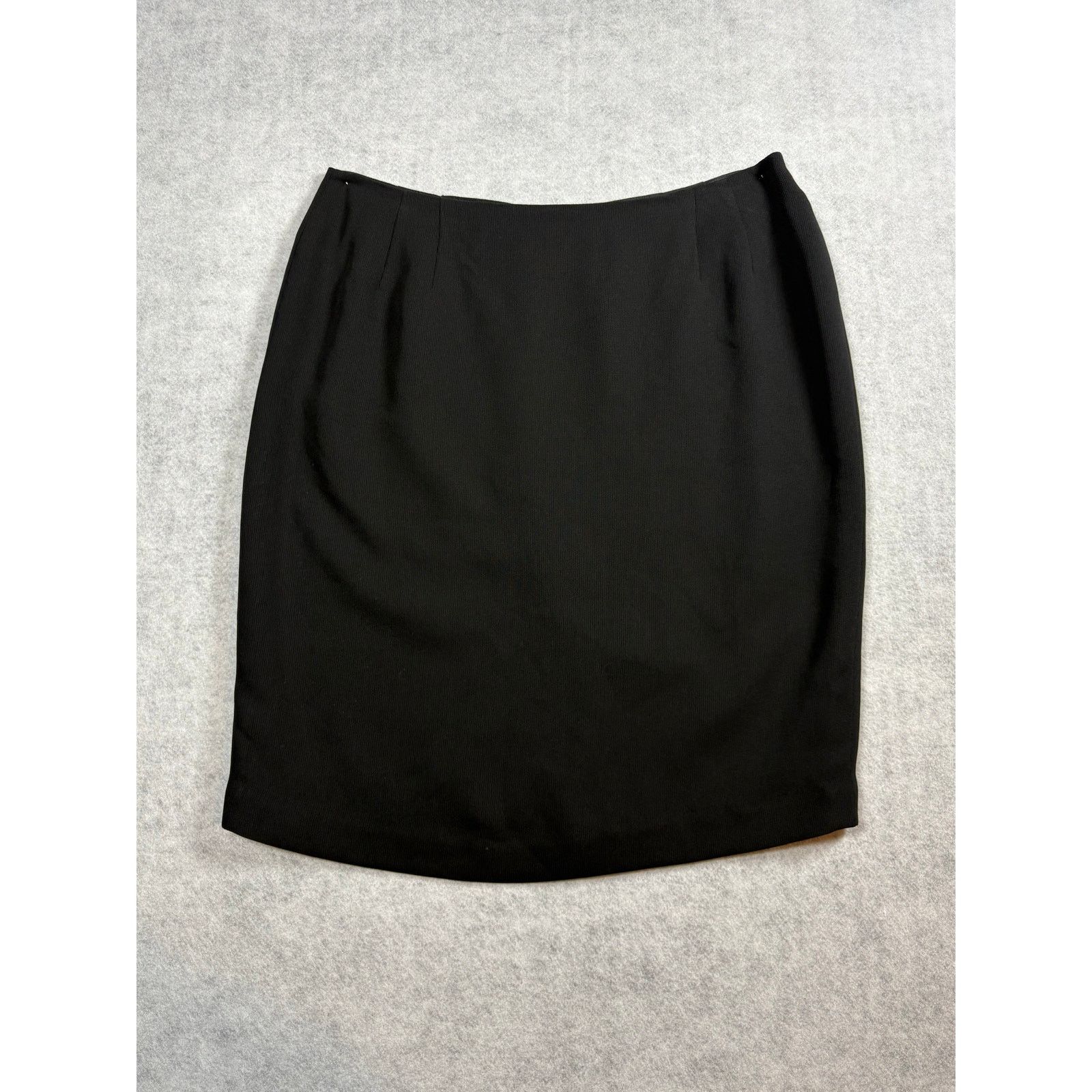 Emanuel Ungaro Emanuel Ungaro EMANUEL Black Pencil Skirt Women Size 14 0530 Size 36" / US 14 / IT 50 - 2 Thumbnail