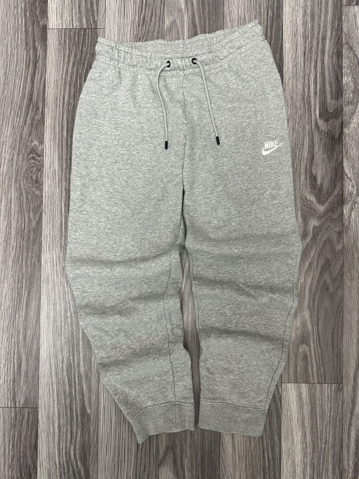 Nike Vintage Nike Swoosh Cotton Baggy Trackpants Y2K S rap fit Size US 30 / EU 46 - 1 Thumbnail