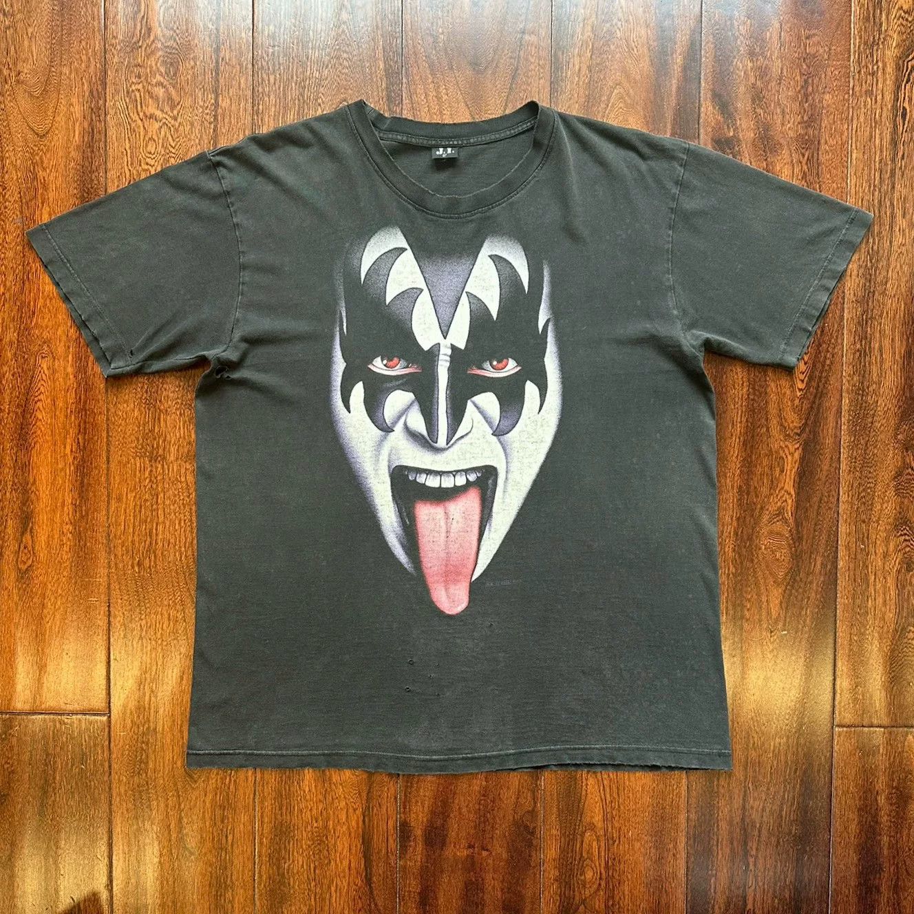 Vintage Kiss Vintage 90-00s Gene Simmons Tee Size US M / EU 48-50 / 2 - 1 Thumbnail