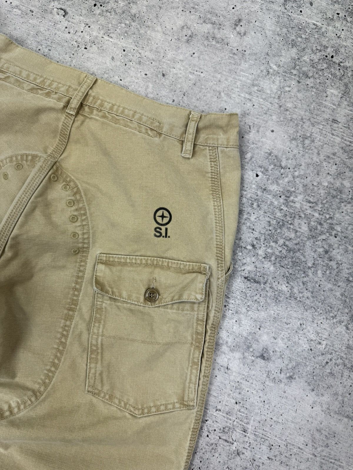 Stone Island Stone Island Denims Big Logo Cargo Pants Trousers Jeans W32 Size US 32 / EU 48 - 24 Thumbnail
