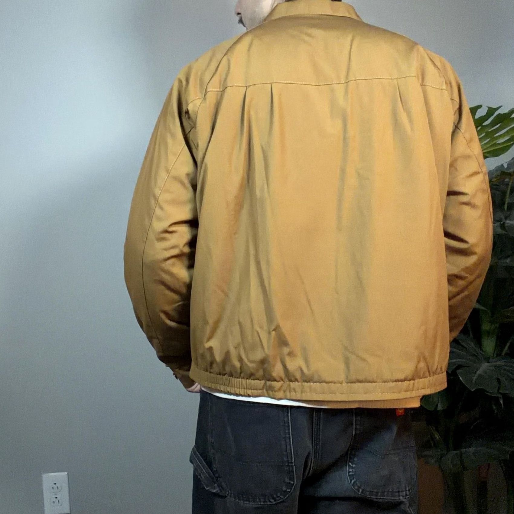 Sears Vintage Sears Jacket Mens 42 Brown Fleece Lined Perma-Prest Windbreaker Size US XS / EU 42 / 0 - 3 Thumbnail