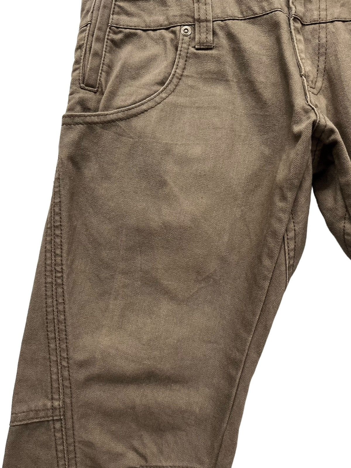 Issey Miyake RARE🔥DE PLUS TETE HOMME Double Waist Sun Faded Brown Flare Size US 28 / EU 44 - 9 Thumbnail