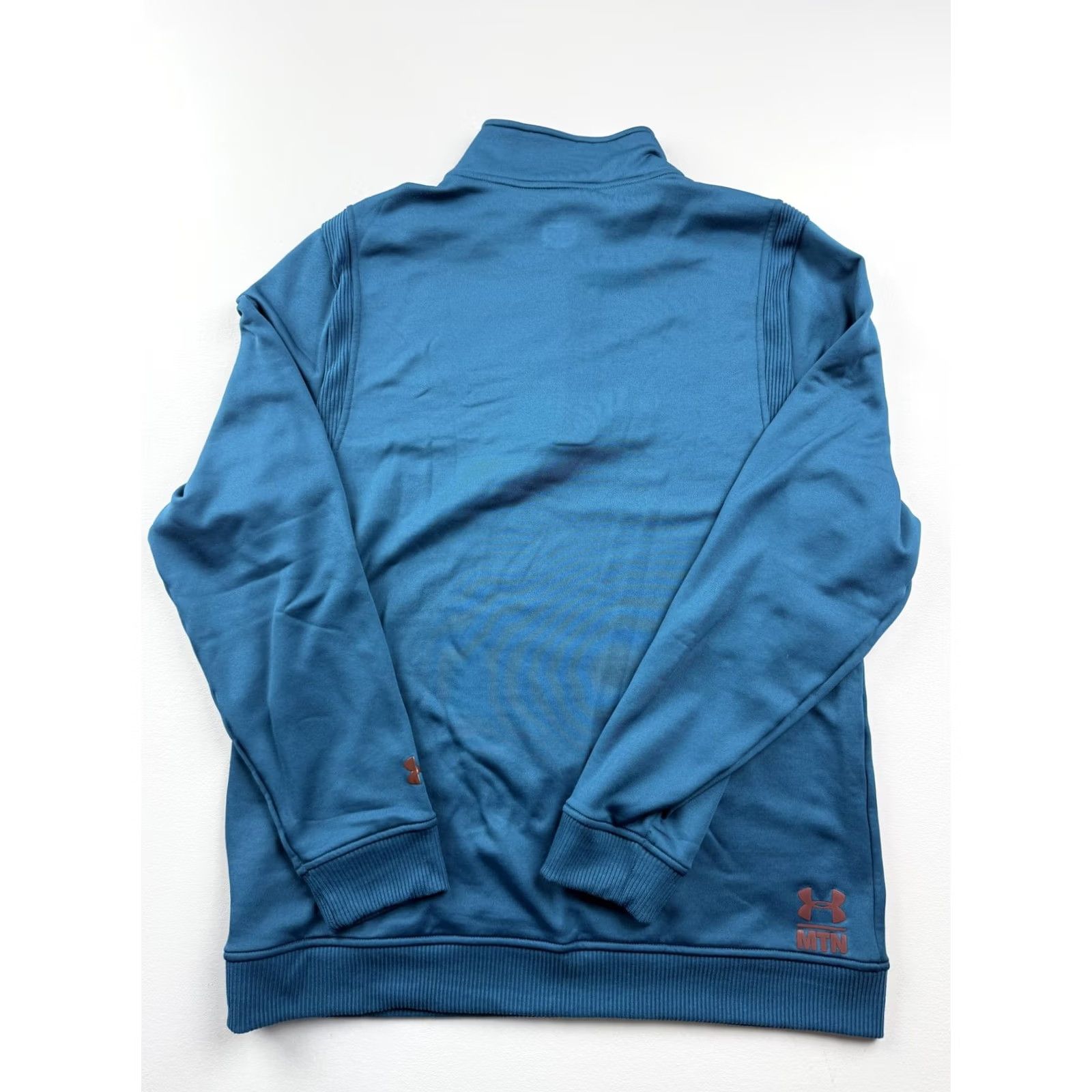 Under Armour Under Armour MTN Pullover Mens XL Blue Fleece 1/4 Zip Hiking Top Size US XL / EU 56 / 4 - 2 Thumbnail