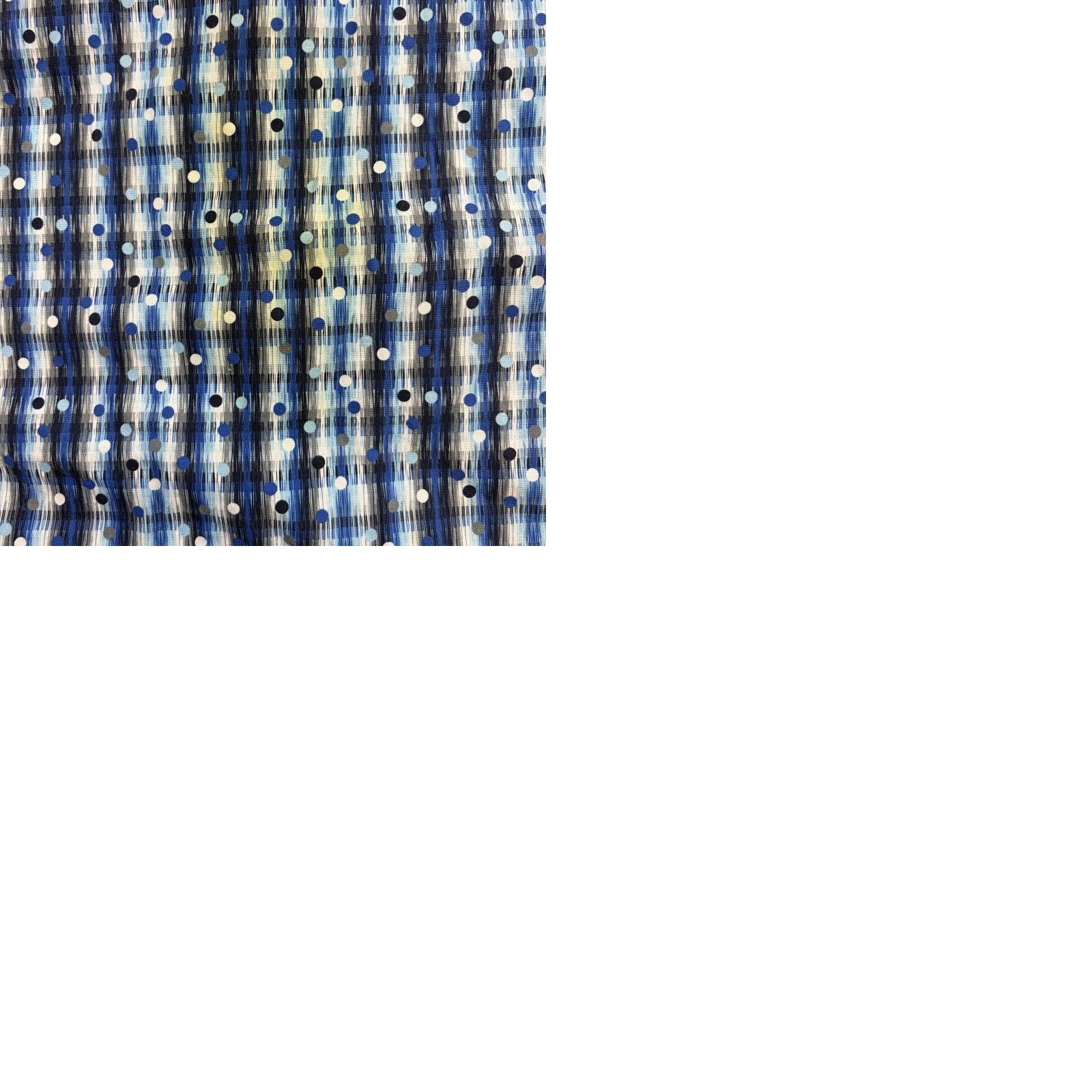 Vintage Visconti Black Shirt Mens L Blue Polka Dot Long Sleeve Button Up Casual Size US L / EU 52-54 / 3 - 9 Thumbnail