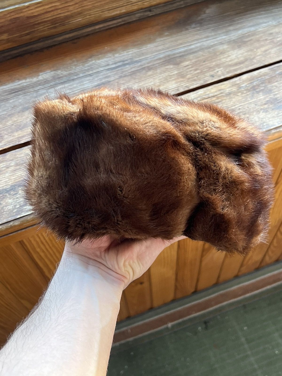 Vintage Vintage Ushanka Trapper Hat Furry Mohair Fuzzy Fur Hat Size ONE SIZE - 2 Thumbnail