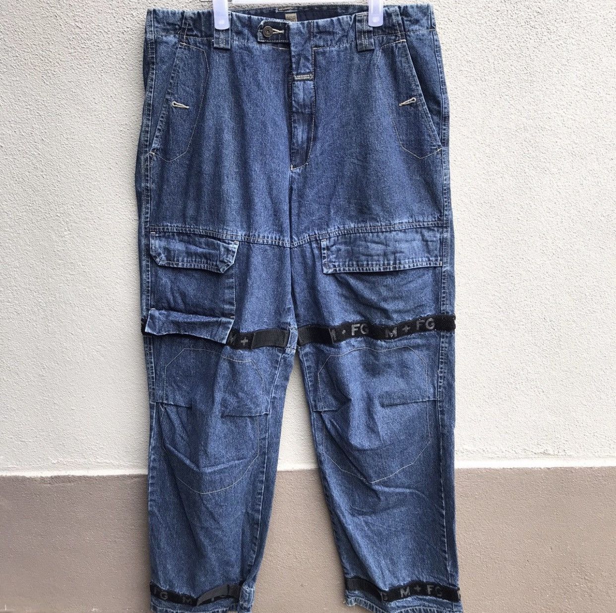 Marithe + Francois Girbaud MARITHE FRANCOIS GIRBAUD cargo jeans tactical Size US 35 - 1 Thumbnail