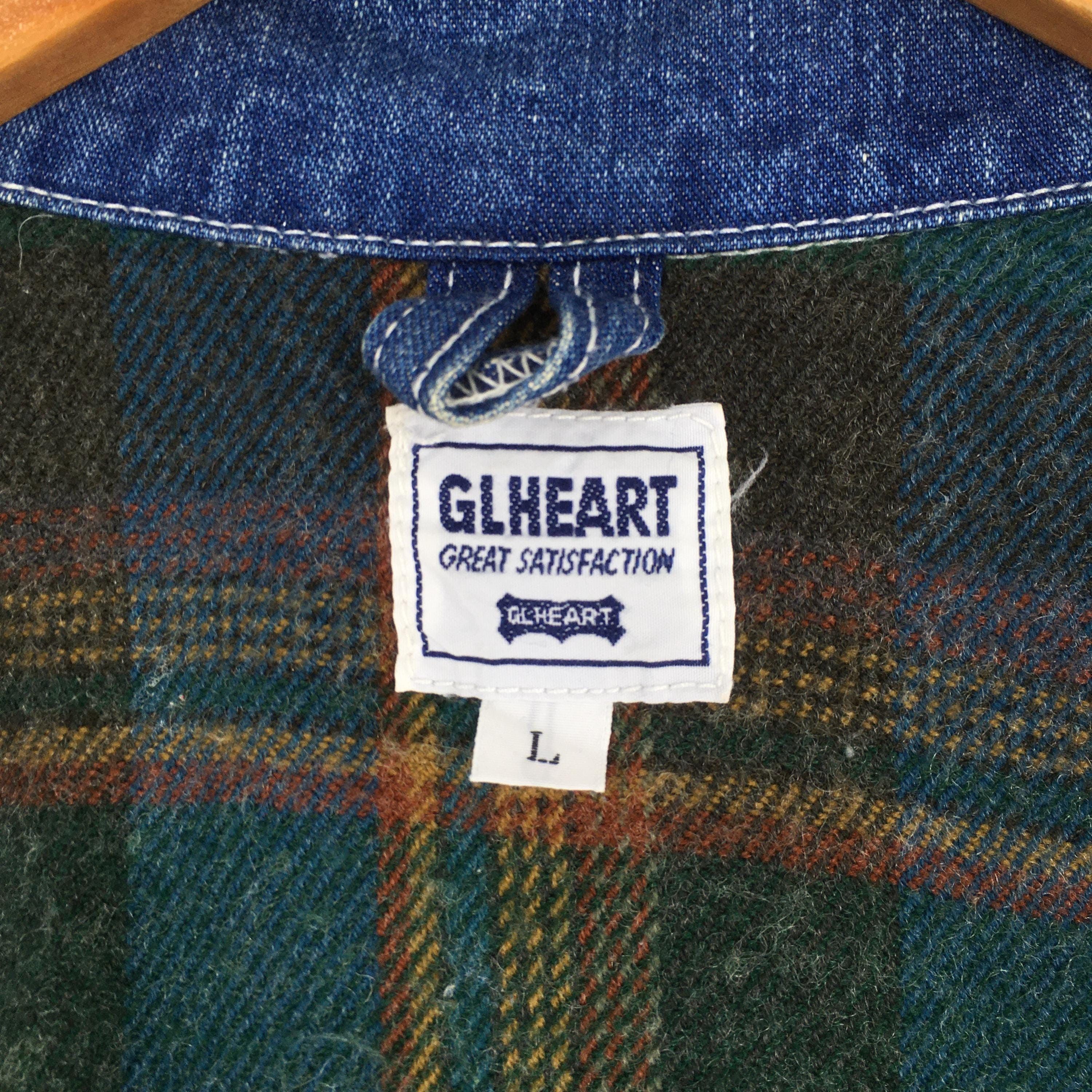 Vintage Vintage 1980's GL Heart Sanforized Denim Worker Jacket Large Size US L / EU 52-54 / 3 - 7 Thumbnail
