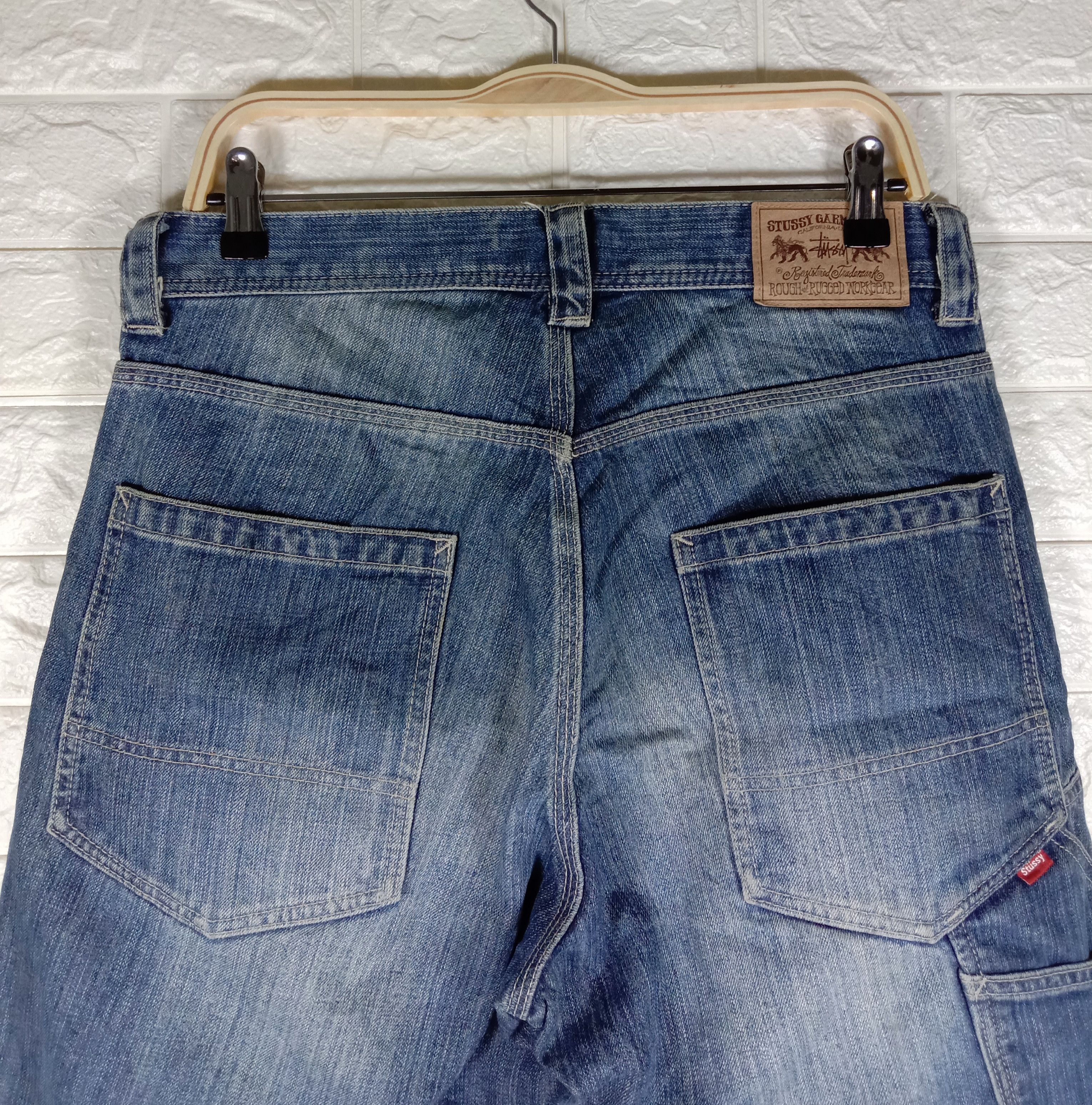 Stussy Vintage Stussy Rough & Rugged Carpenter Baggy Jeans Size US 32 / EU 48 - 2 Thumbnail