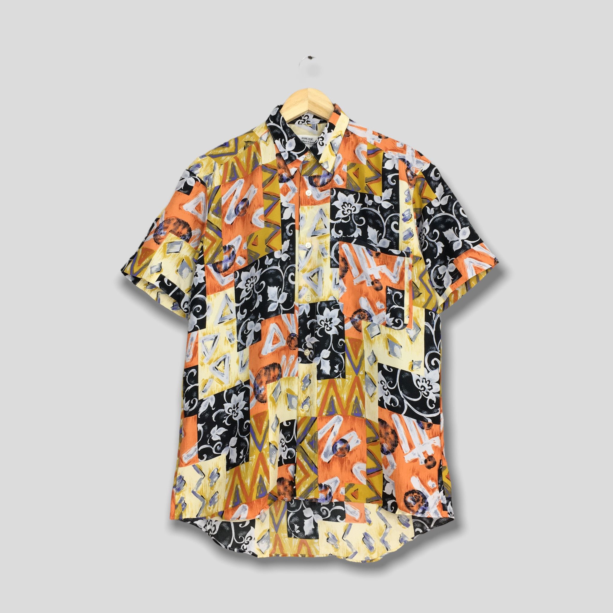 Other Vintage Hawaiian Abstract Polyester Shirt Medium Size US M / EU 48-50 / 2 - 1 Thumbnail