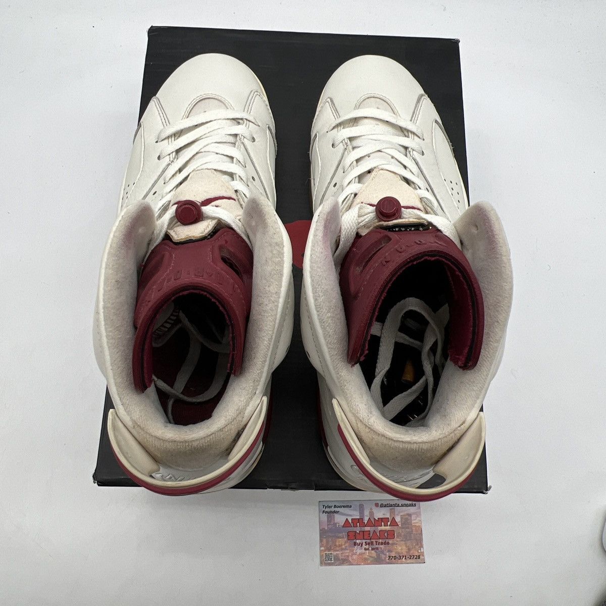 Jordan Brand Air Jordan 6 Maroon Size US 10 / EU 43 - 7 Thumbnail