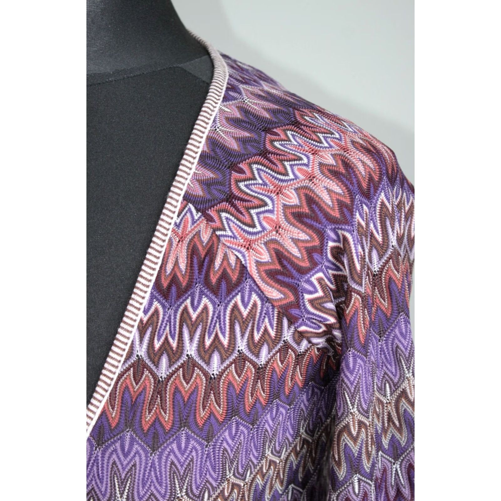 Missoni VINTAGE MISSONI LINDEX womens jumper cardigan XS Cardigan Jumper Womens XS Multicoloured Size XS / US 0-2 / IT 36-38 - 2 Thumbnail