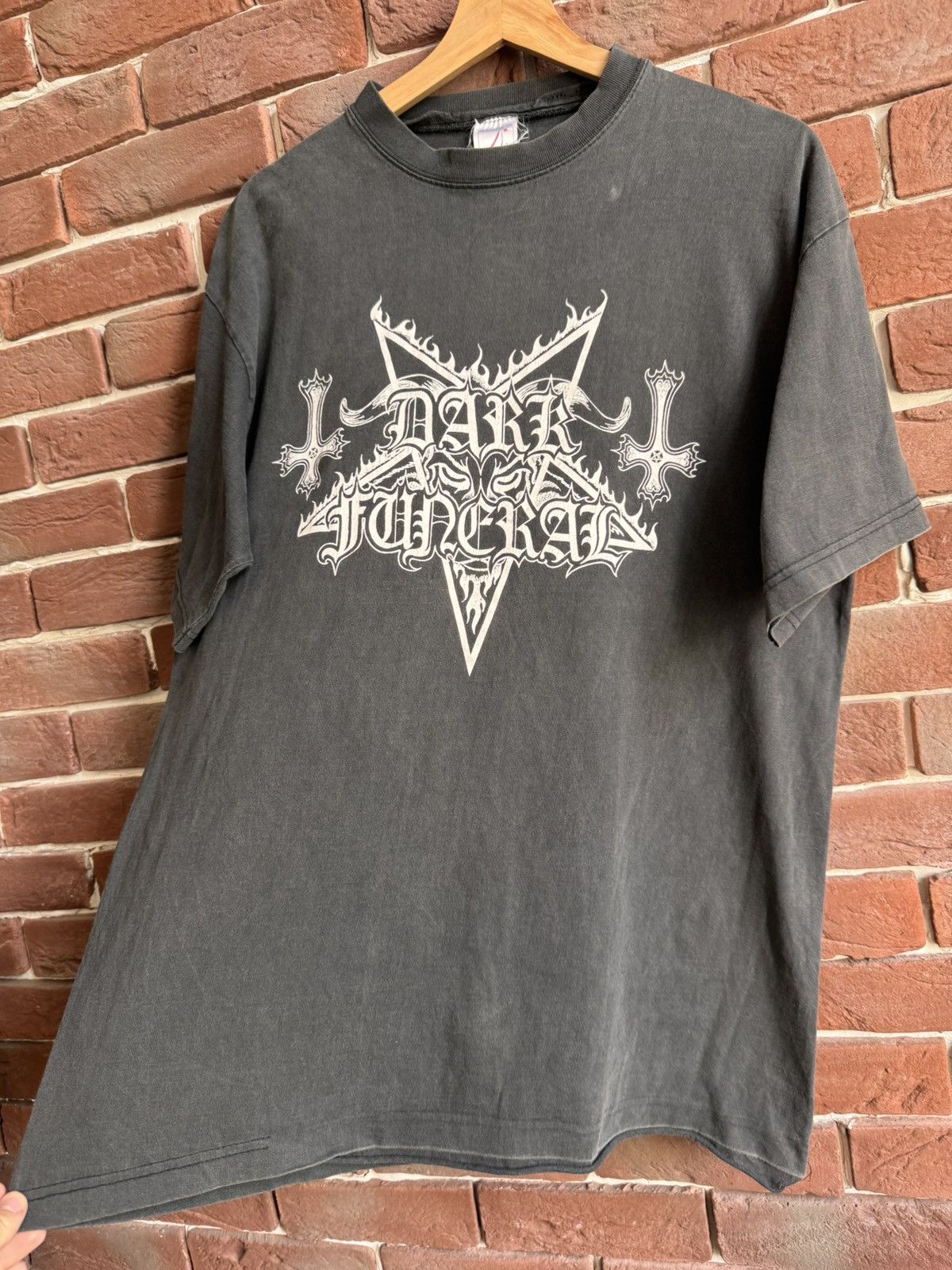 Band Tees Rare Vintage 00s Dark Funeral No mercy Black Metal Band Tee Size US XL / EU 56 / 4 - 8 Thumbnail