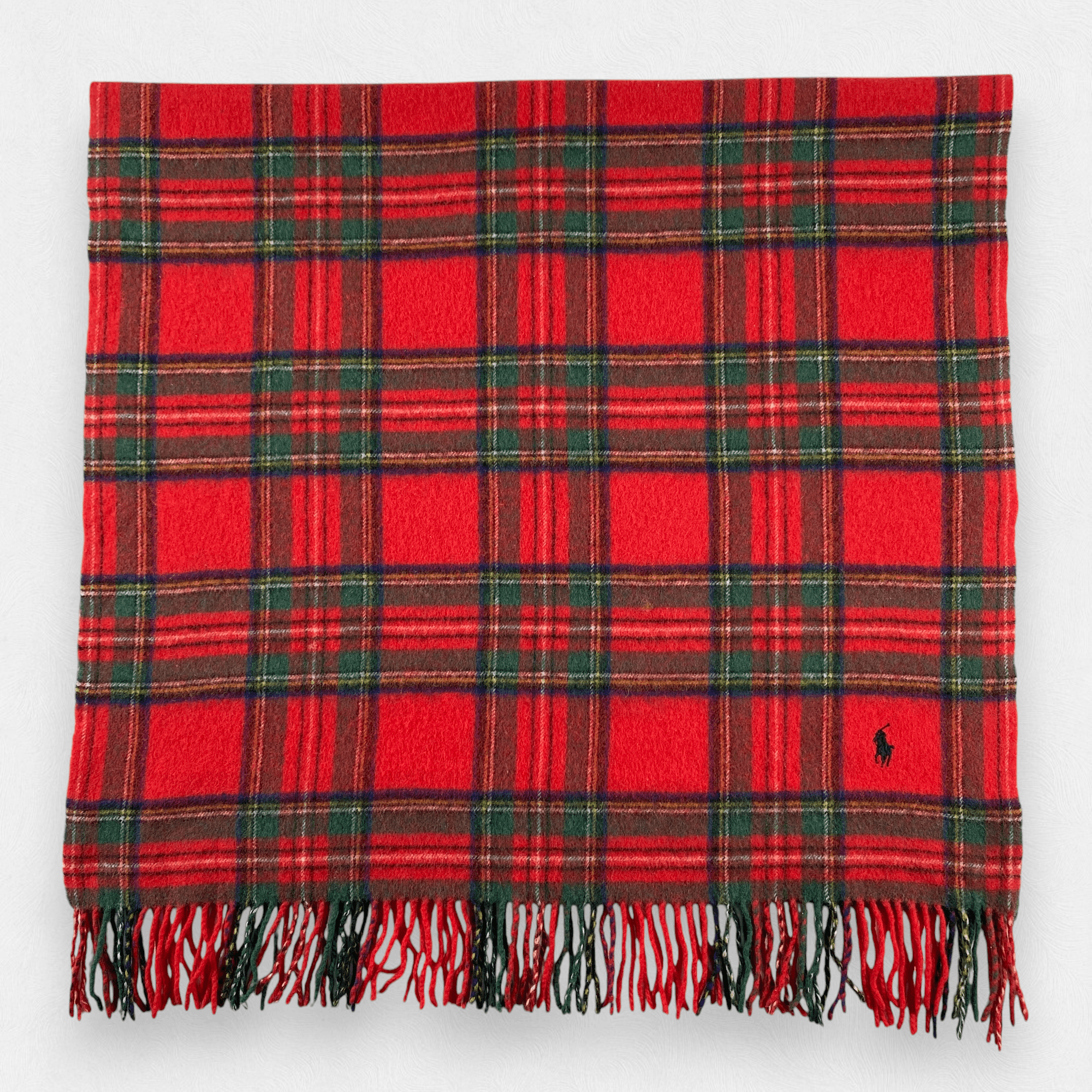 Ralph Lauren Ralph Lauren Scarf Big Size Neck Wrap Plaid Muffler Size ONE SIZE - 1 Thumbnail