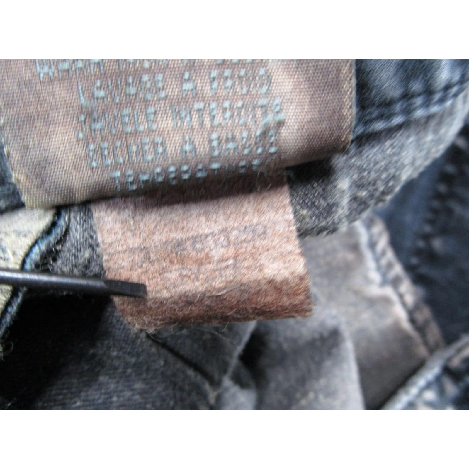 Vintage VINTAGE Robin's Jean Jeans Mens 42 Black Gray Moto Biker Zipper Pockets Distressed Size US 42 / EU 58 - 7 Thumbnail