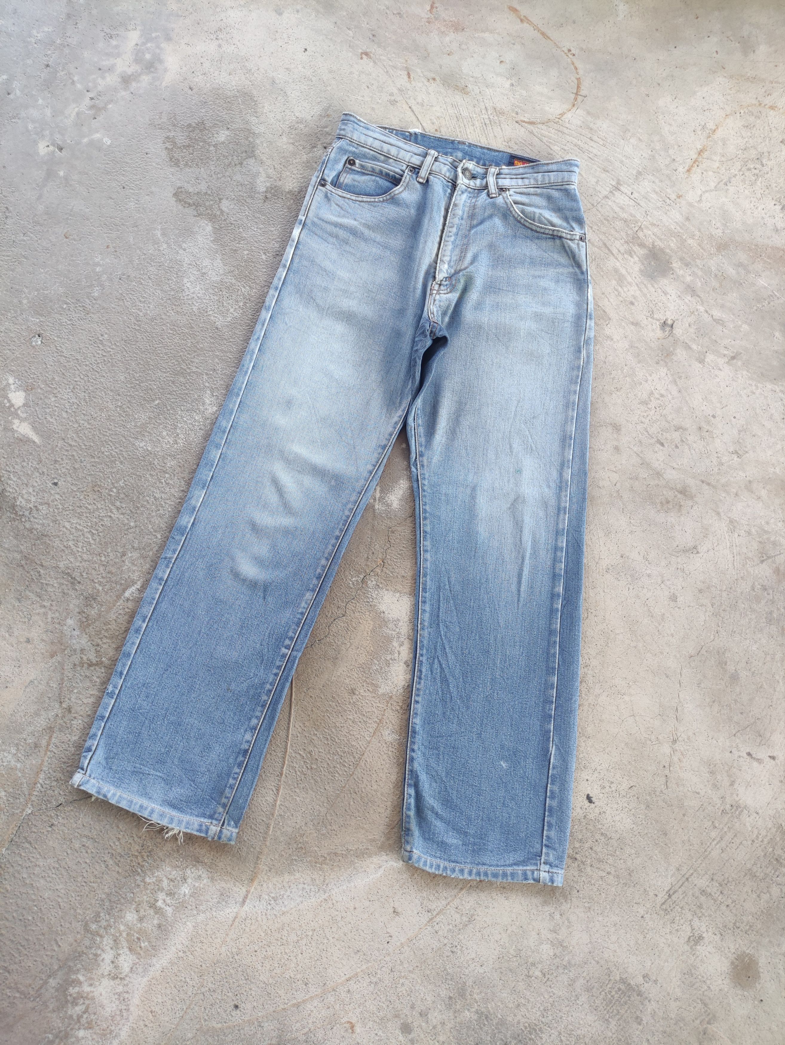 Big John Vintage Big John Jean Distressed Faded Denim Pants Size US 28 / EU 44 - 2 Thumbnail