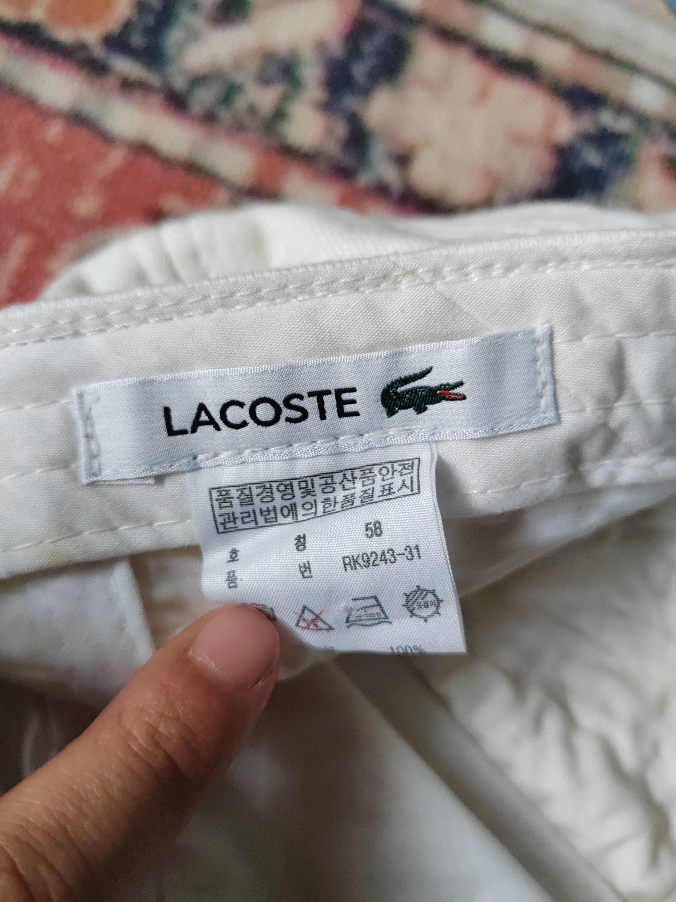 Lacoste Vintage Lacoste Flat Hat Size ONE SIZE - 6 Thumbnail