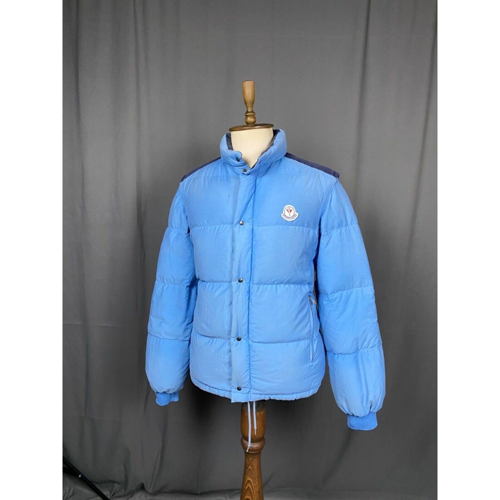 Moncler RARE! Moncler Monckler Grenoble VTG Blue Down Insulated Puf Size US L / EU 52-54 / 3 - 2 Thumbnail