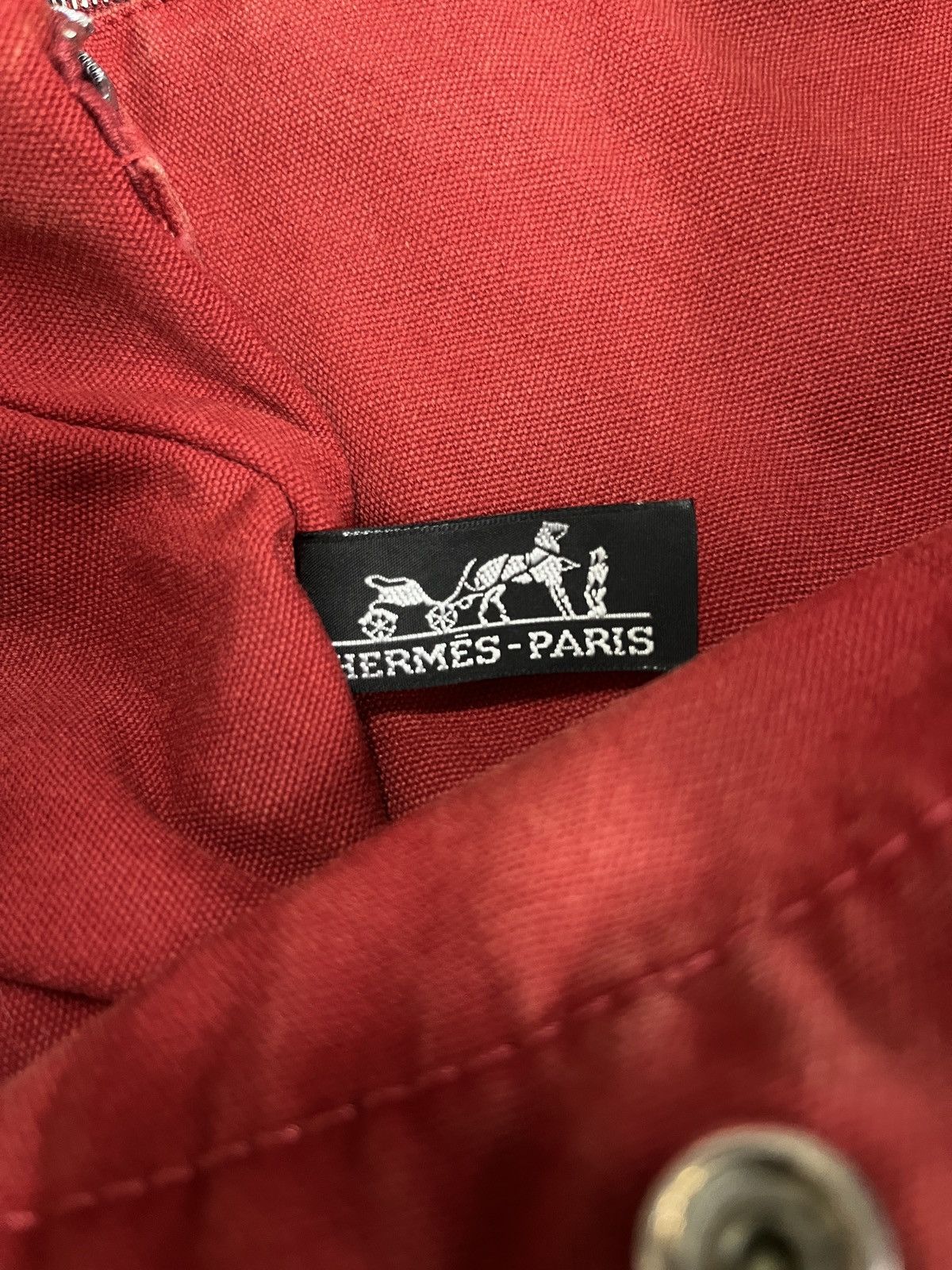 Hermes Hermès Red Fourre Tout MM Tote Bag Size ONE SIZE - 9 Thumbnail