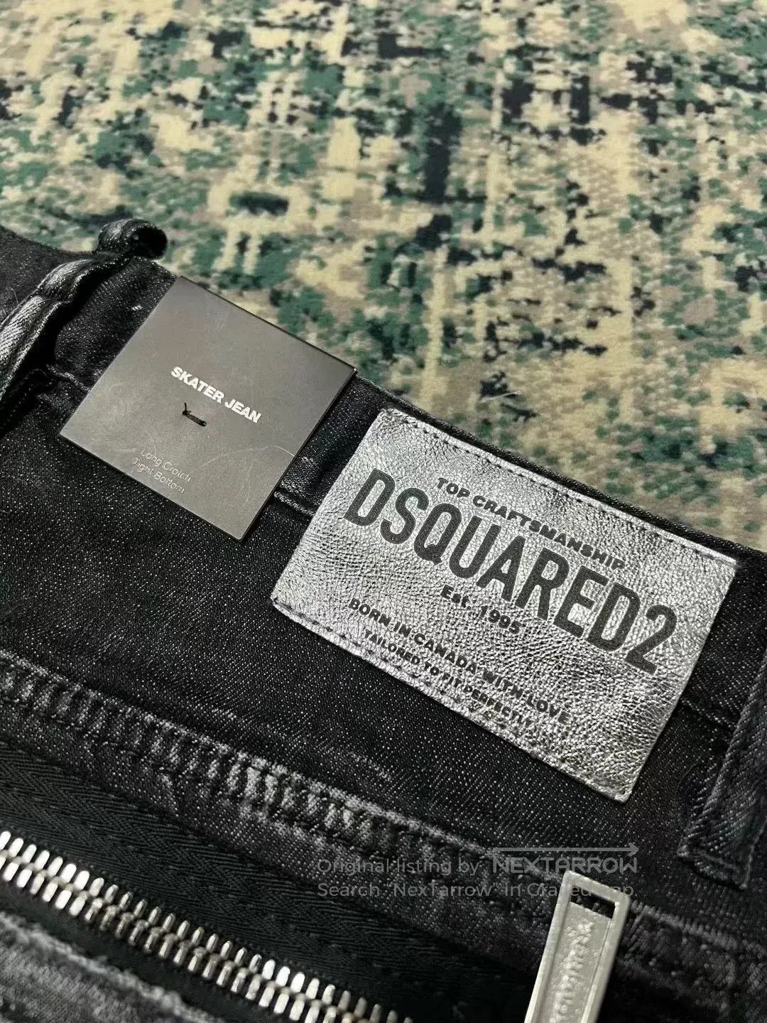 Dsquared2 dsquared2 black gray skinny jeans autumn winter. Size US 30 / EU 46 - 7 Thumbnail