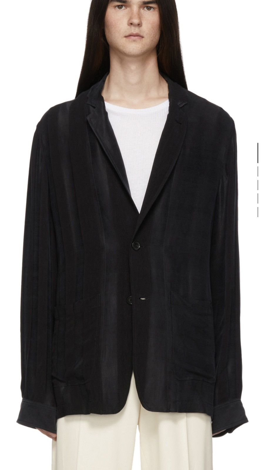 Ann Demeulemeester Ann Demeulemeester Black Warbler Jacket Size US S / EU 44-46 / 1 - 5 Thumbnail
