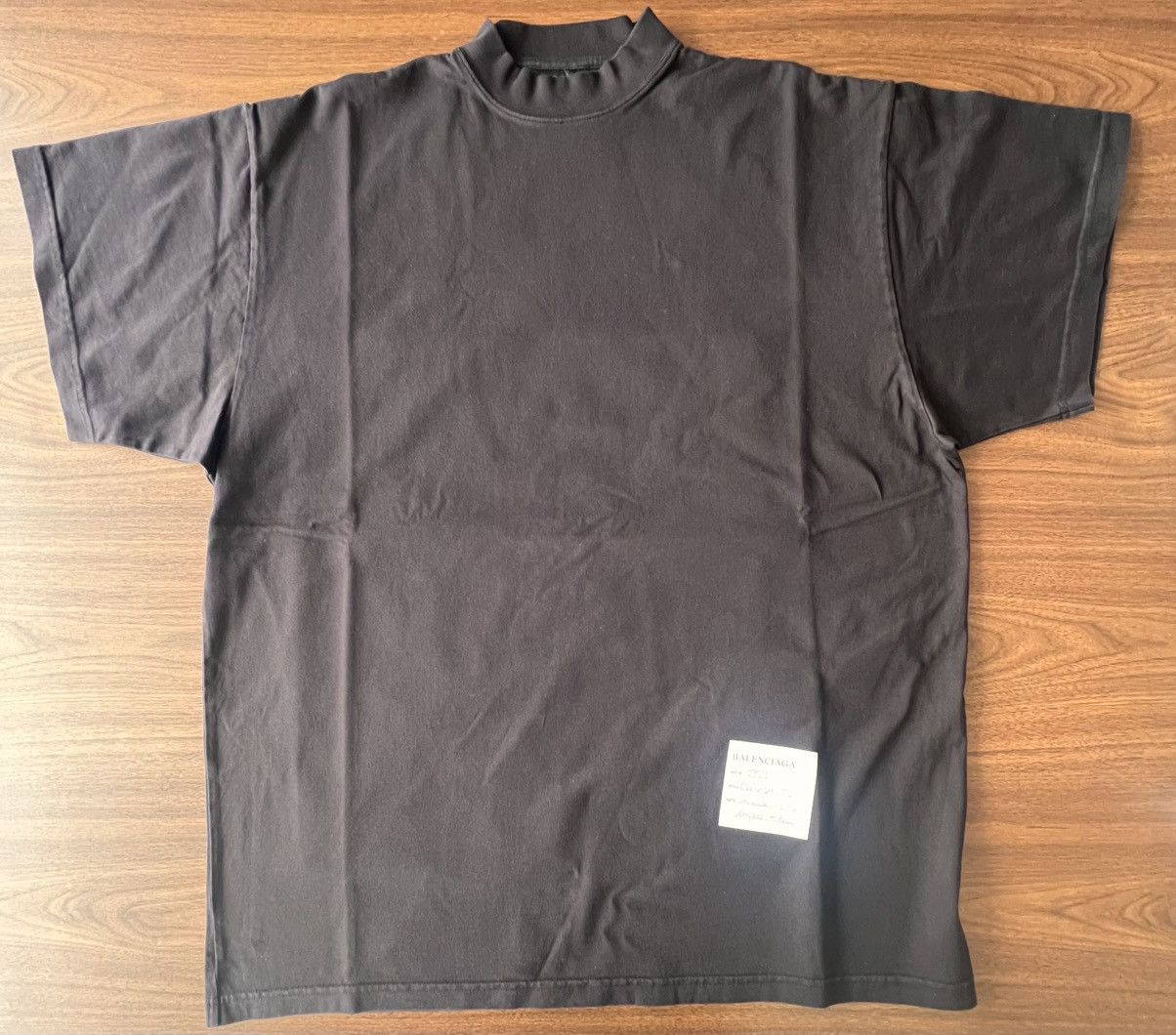 Balenciaga Balenciaga Sample Sticker Oversized Shirt black Size US M / EU 48-50 / 2 - 3 Thumbnail
