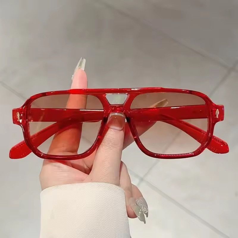 Electric Visual Double Bridges Square Sunglasses Size ONE SIZE - 3 Thumbnail