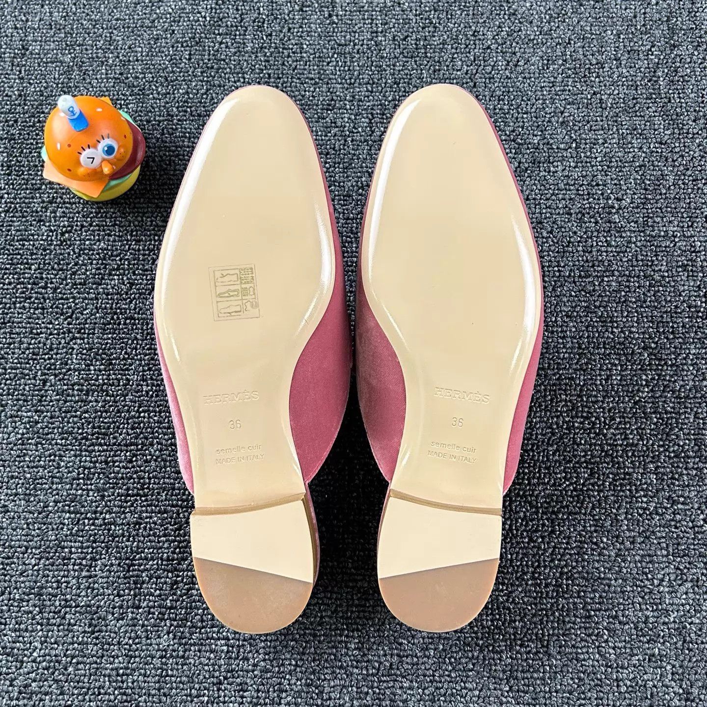 Hermes Hermès Pink Suede H Mules 36 Size US 5.5 / IT 35.5 - 6 Thumbnail