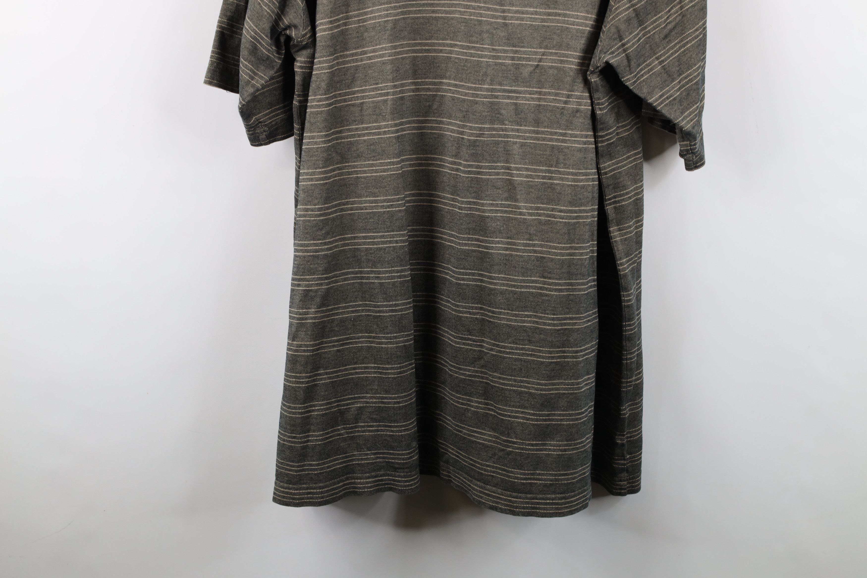 Vintage Vintage 90s Streetwear Striped Knit Collared Golf Polo Shirt Size US XL / EU 56 / 4 - 12 Thumbnail