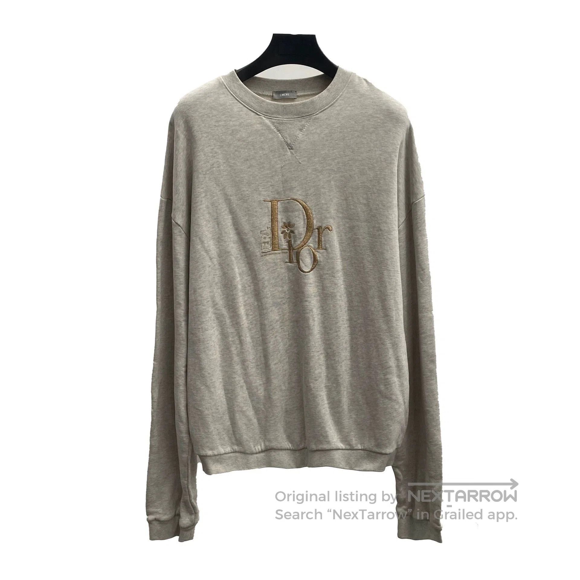 Dior gray dior logo sweatshirt size large. Size US L / EU 52-54 / 3 - 1 Thumbnail