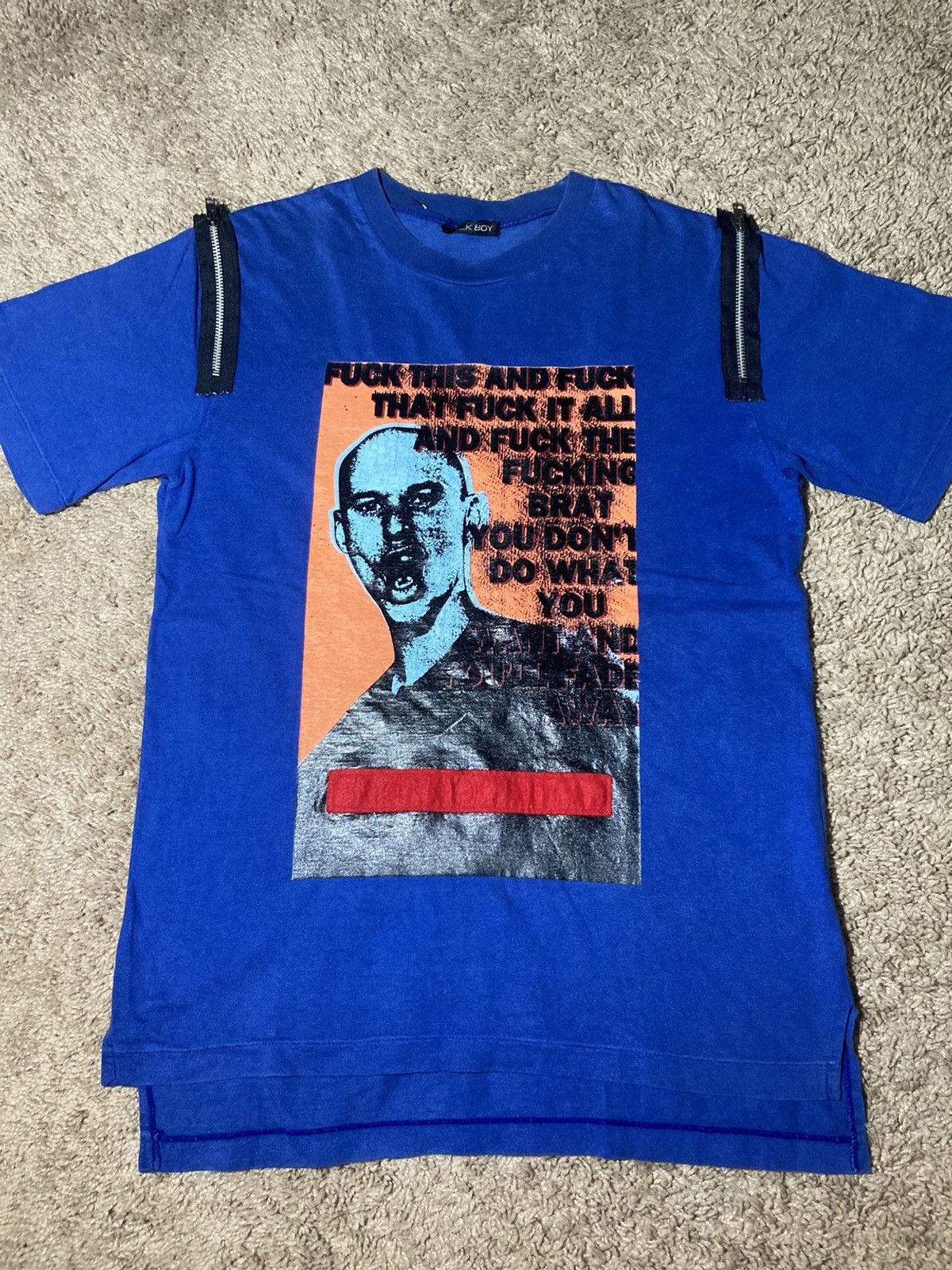 Japanese Brand 1998 Milk Boy Punk Fuck This That Hardcore Zipper Sex 90s Size US M / EU 48-50 / 2 - 2 Thumbnail