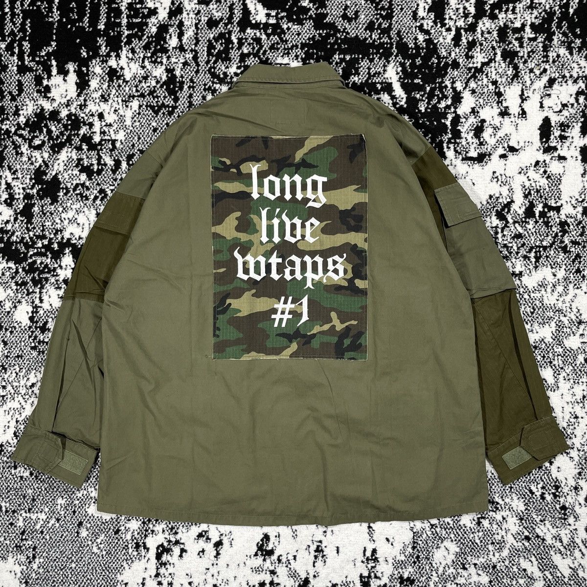 Wtaps WTAPS MODULAR SHIRT COTTON RIPSTOP 'LONG LIVE WTAPS' 17AW | Grailed