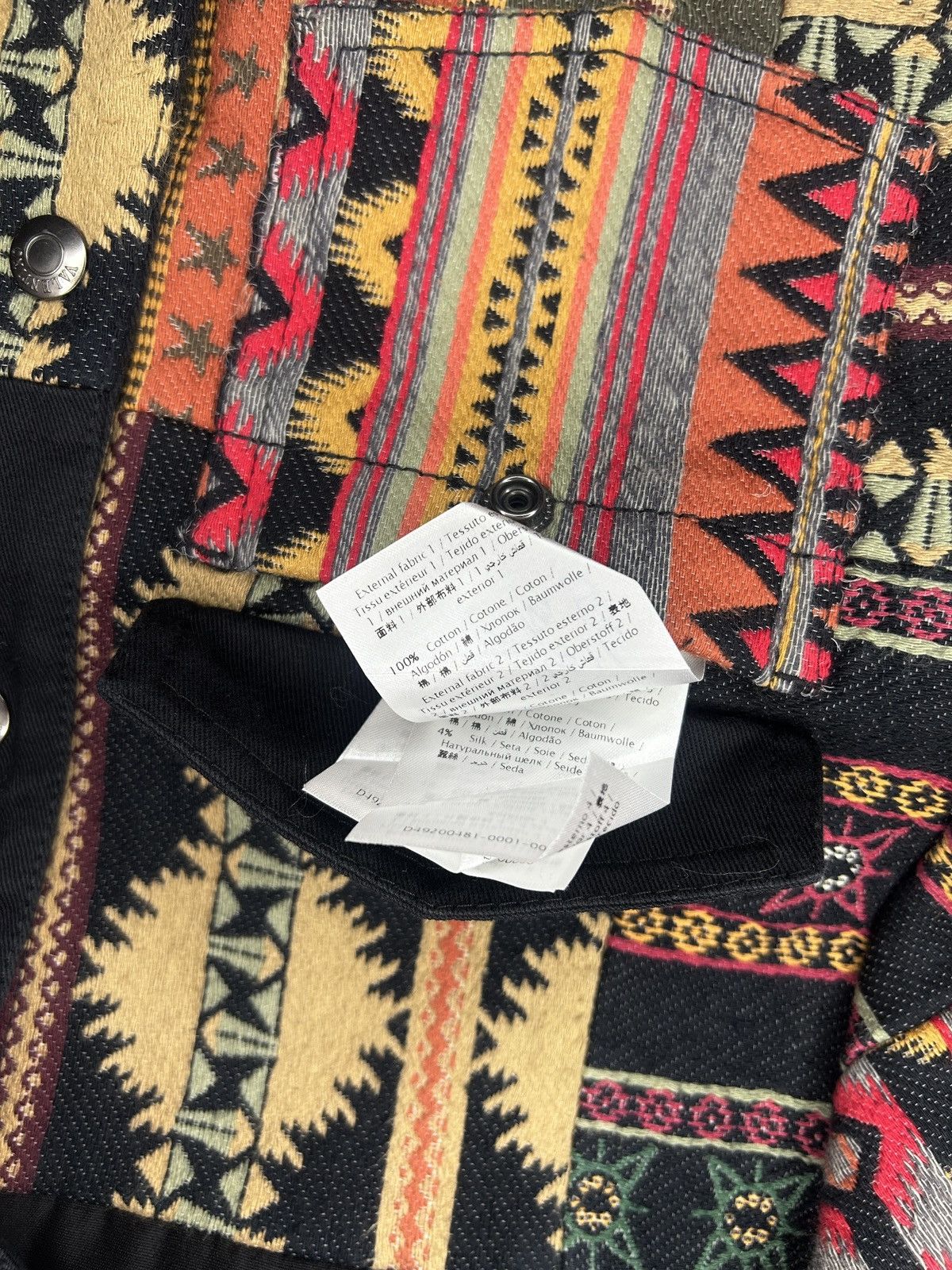 Valentino F/W 16 Sample Patchwork Overshirt Size US S / EU 44-46 / 1 - 18 Thumbnail
