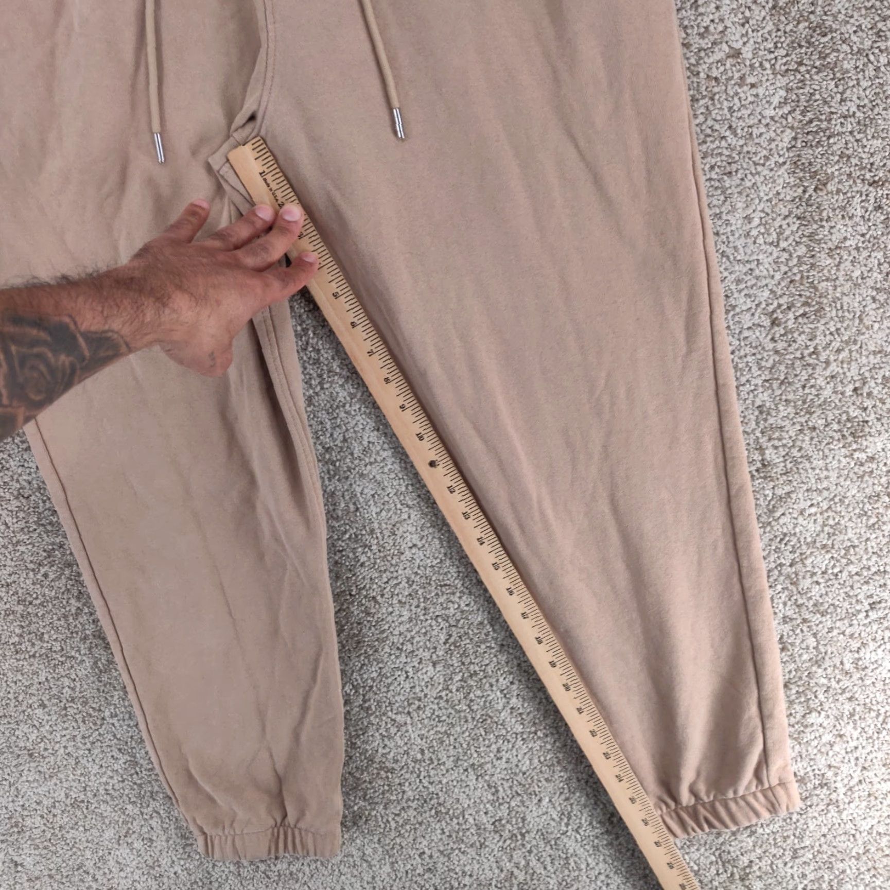 Jordan Brand Jordan Pants Mens Large Brown Flight Essentials Statement Fleece Heavyweight Size US 33 - 4 Thumbnail