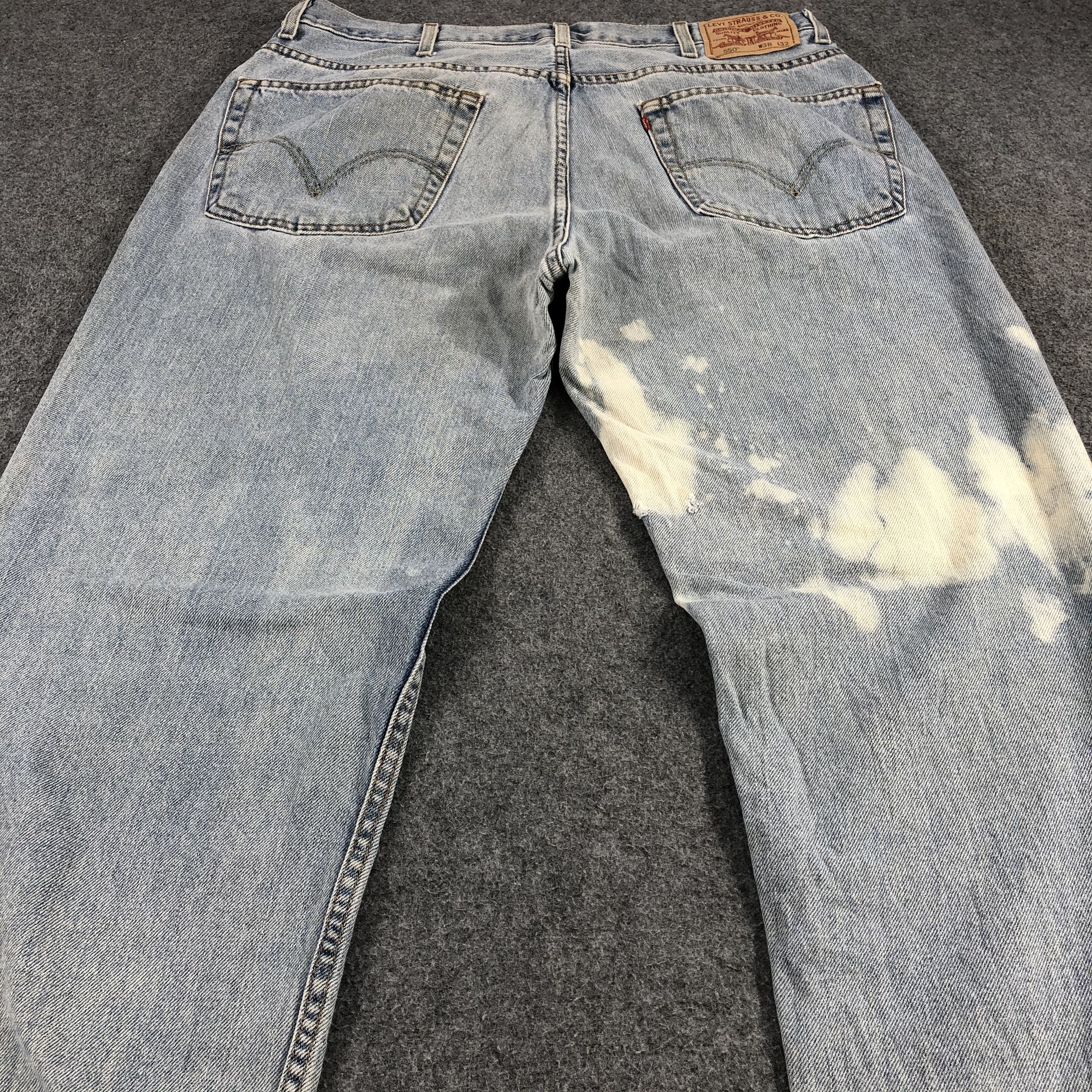 Levi's Vintage Levi's 550 Jeans Medium Wash Denim KJ408 Size US 37 - 4 Thumbnail