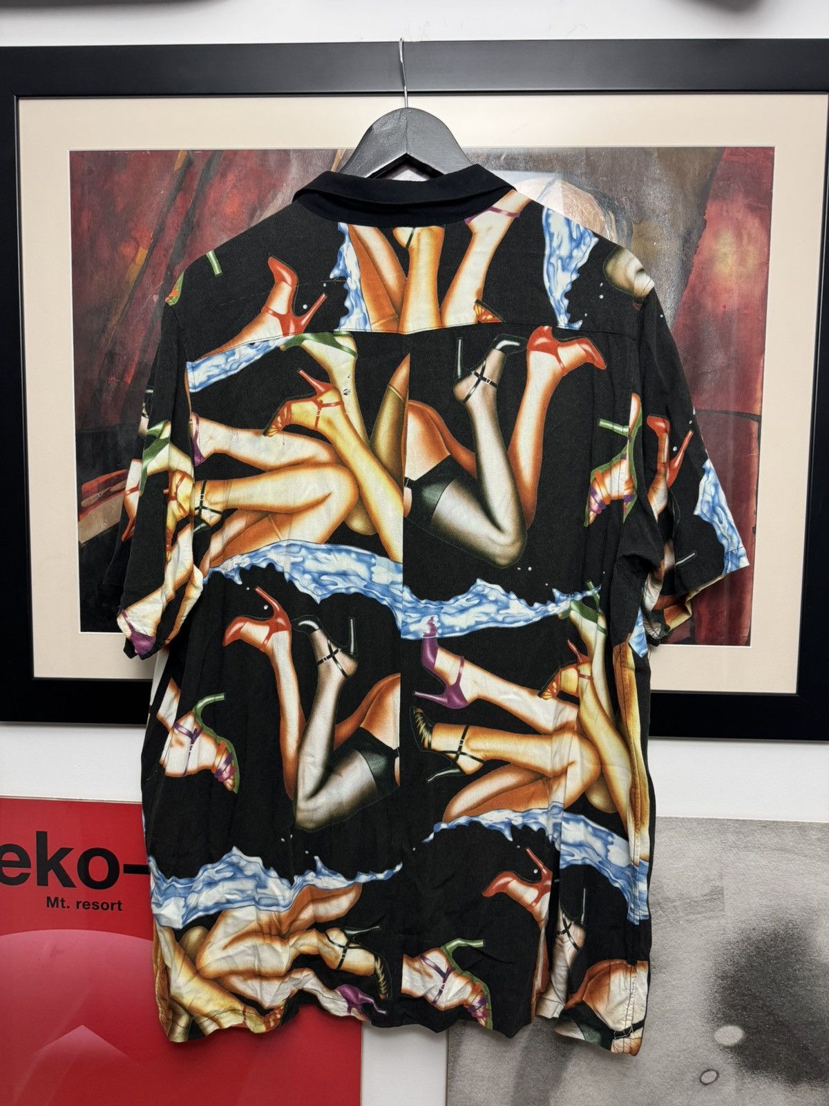 Supreme SS15 Supreme Legs Heels Rayon Button Up Shirt Streetwear Size US XL / EU 56 / 4 - 2 Thumbnail