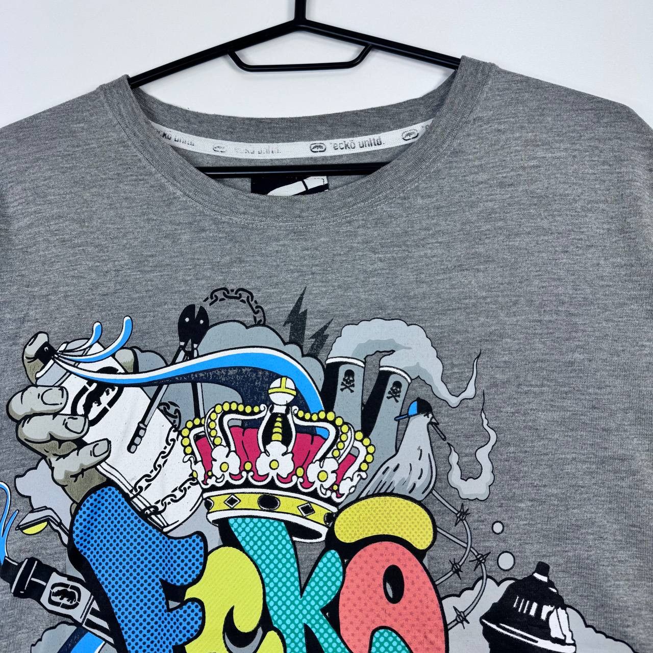 Ecko Unltd. Ecko Unltd Graphic T Shirt Big Logo Streetwear Mens Size L Size US L / EU 52-54 / 3 - 2 Thumbnail