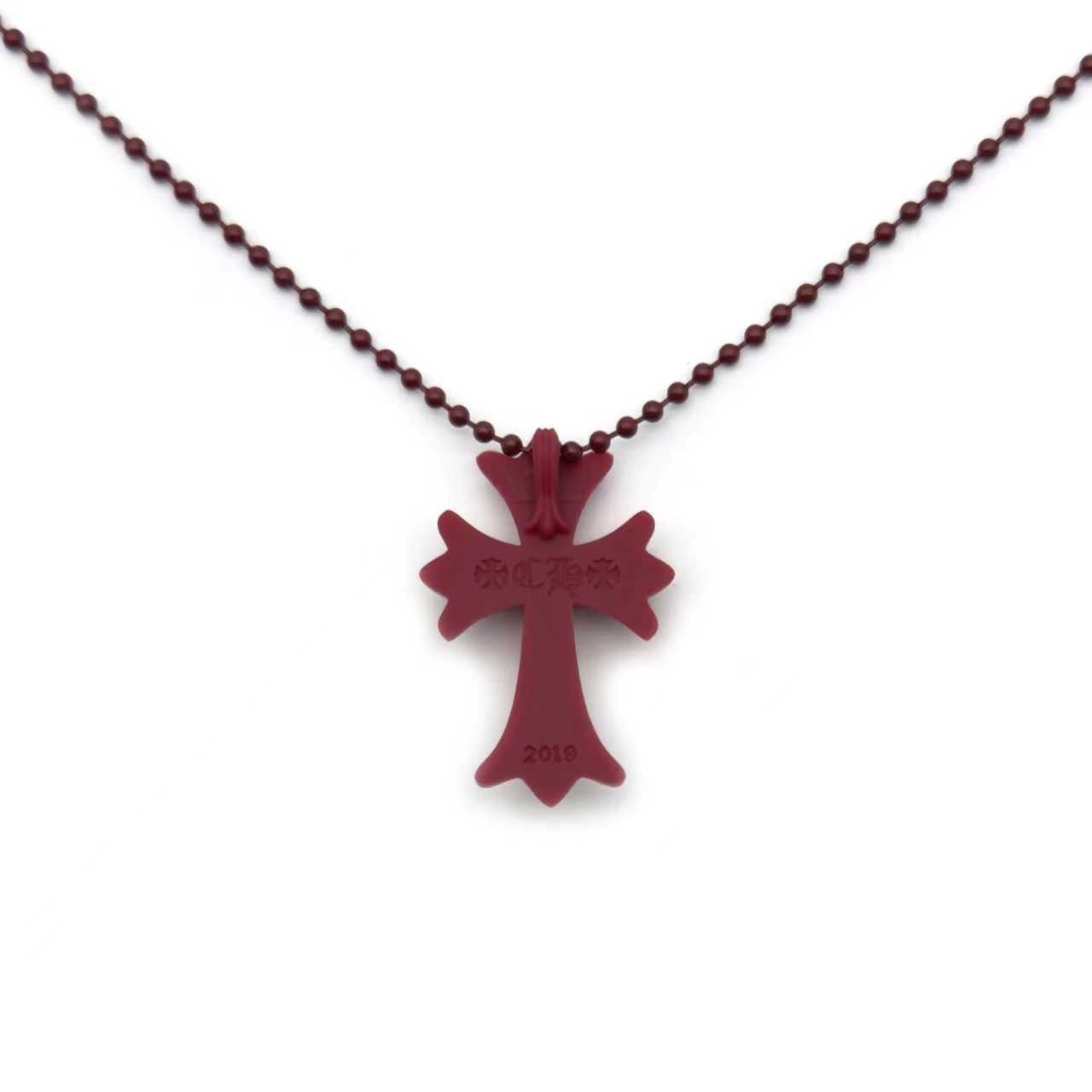 Chrome Hearts Chrome Hearts Resin Cross Pendant Ball Chain Necklace Size ONE SIZE - 2 Thumbnail