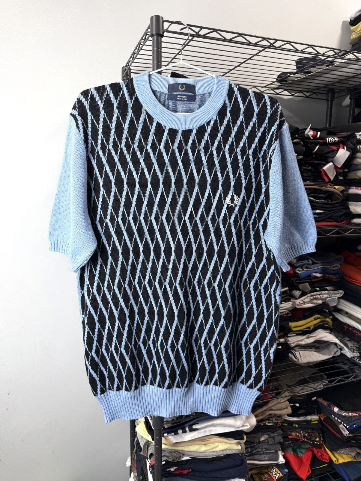 Fred Perry Fred Perry Reissues Pattern Italy T Shirt Luxury Size US L / EU 52-54 / 3 - 1 Thumbnail
