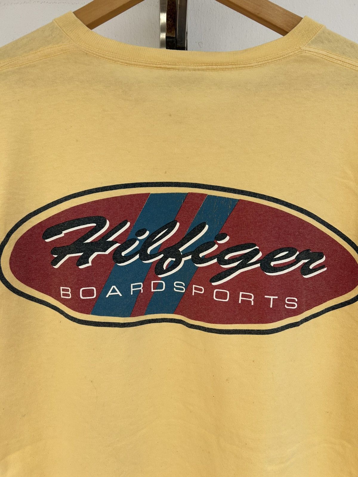 Tommy Hilfiger Vintage USA Tommy Hillfiger Mustard Tee Size US M / EU 48-50 / 2 - 6 Thumbnail