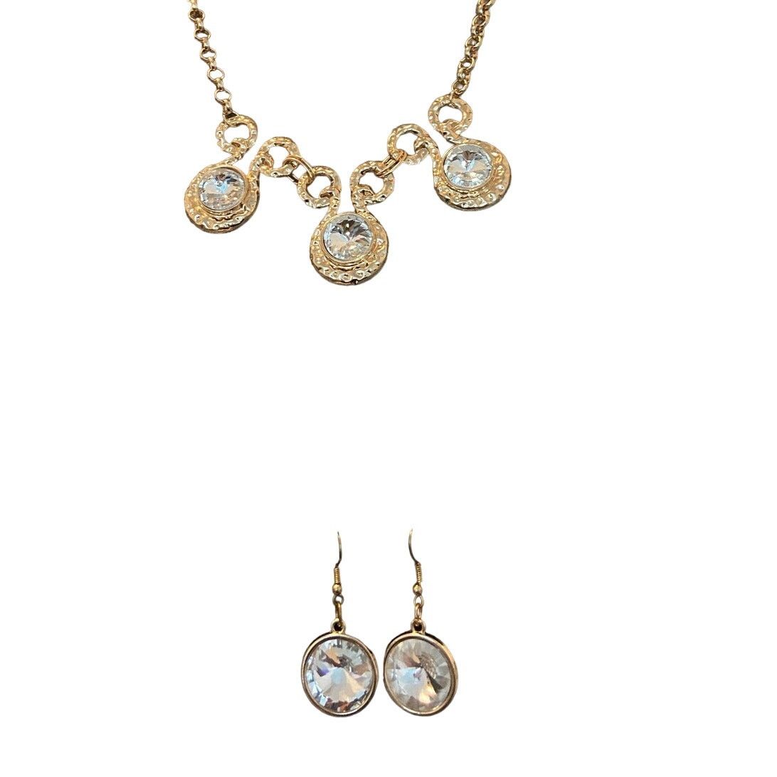 Other necklace and earring set gold tone Size ONE SIZE - 1 Thumbnail