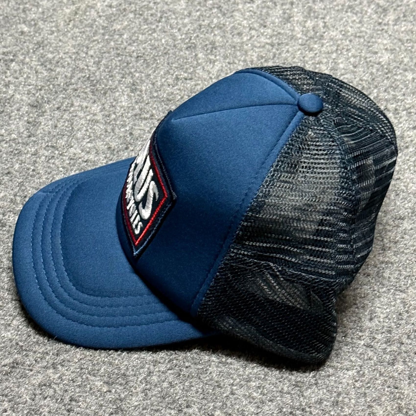 Deus Ex Machina Deus ex Machina Hat Cap Blue Ex Machina Trucker Snapback Adjustable Men One Size Embroidered Size ONE SIZE - 4 Thumbnail
