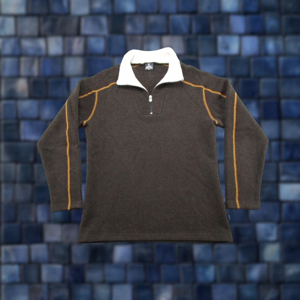 Vintage KUHL Europa Alfpaca Fleece Sherpa Sweater Men’s M 1/4 Zip Pullover Brown Outdoor Size US M / EU 48-50 / 2 - 1 Thumbnail