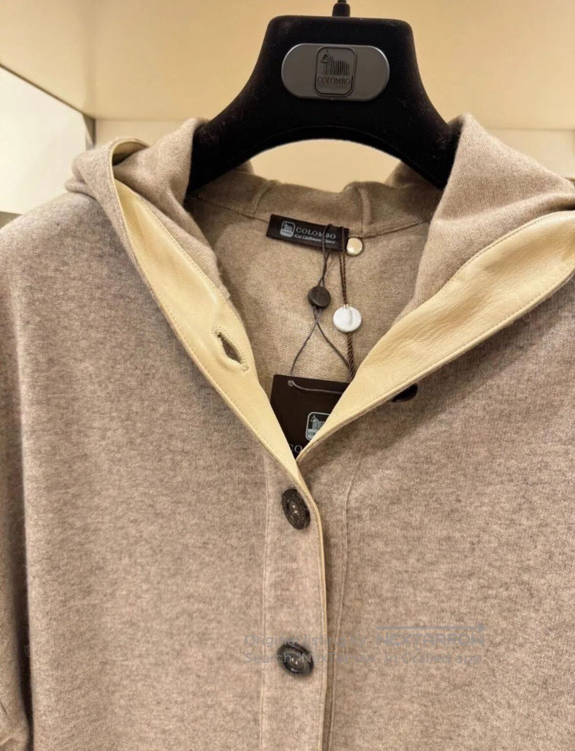 Colombo COLOMBO Women's Cashmere Hoodie Sweater. Size M / US 6-8 / IT 42-44 - 4 Thumbnail