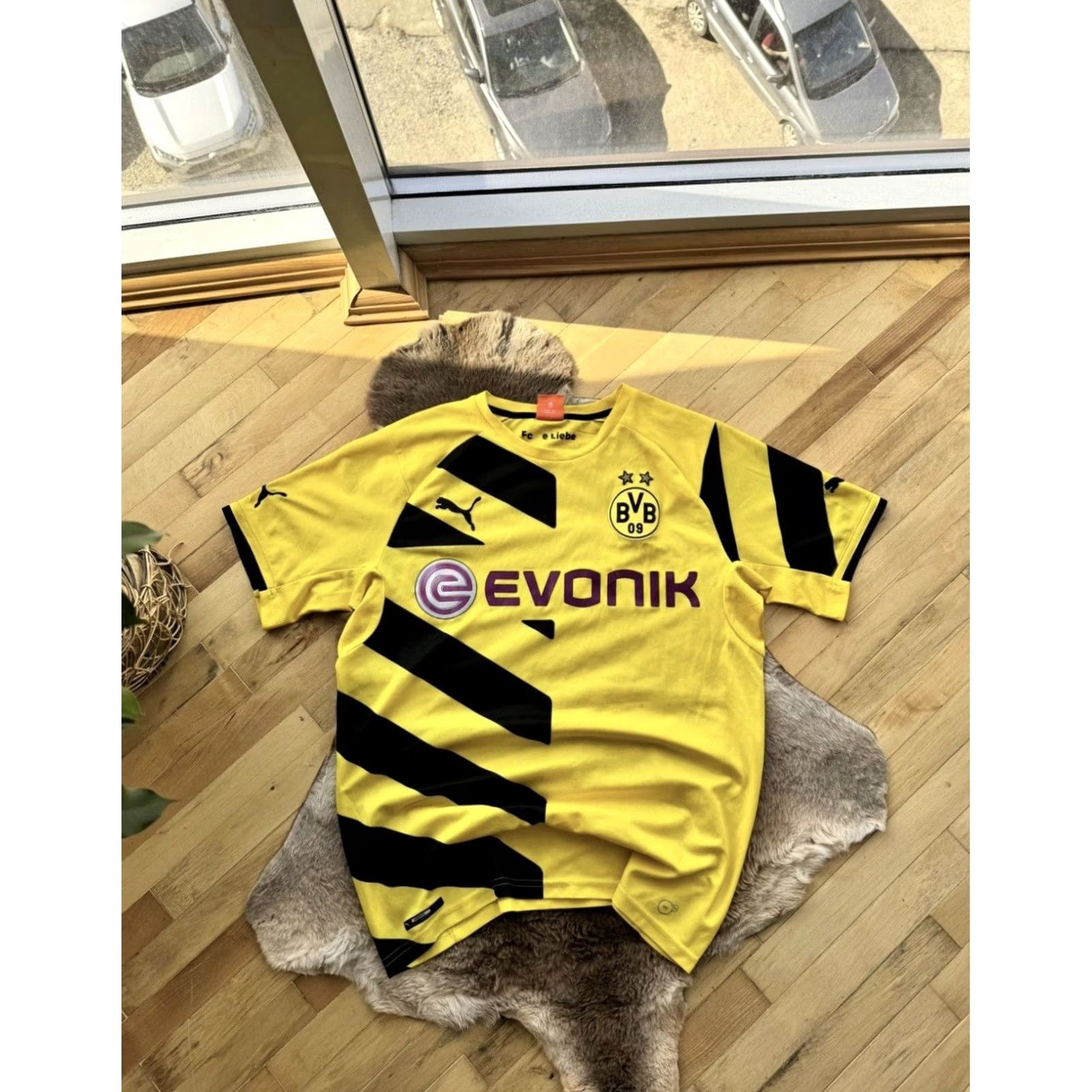 Puma PUMA BVB DORTMUND SOCCER JERSEY 2014-2015 FOOTBALL SHIRT M MEN Yellow Jersey, Aztec, USA, Vintage, 90s, Streetwear, Y2K, Sports Size US M / EU 48-50 / 2 - 2 Thumbnail