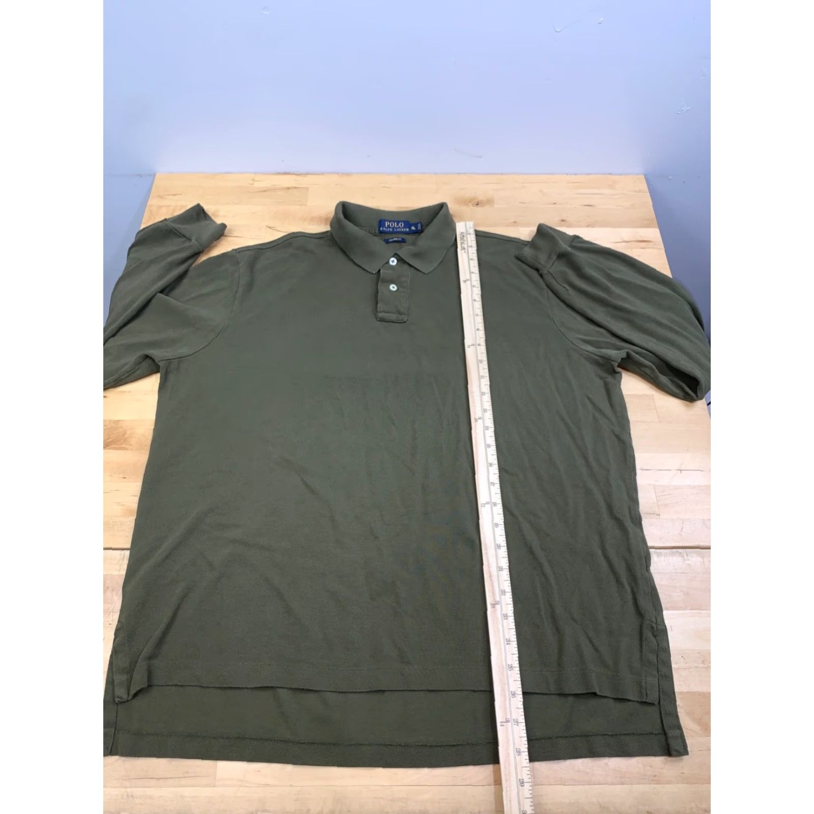 Polo Ralph Lauren Polo Ralph Lauren Shirt Men XL Green Long Sleeve Collared Button-Up Preppy Classic Casual]] Size US XL / EU 56 / 4 - 4 Thumbnail