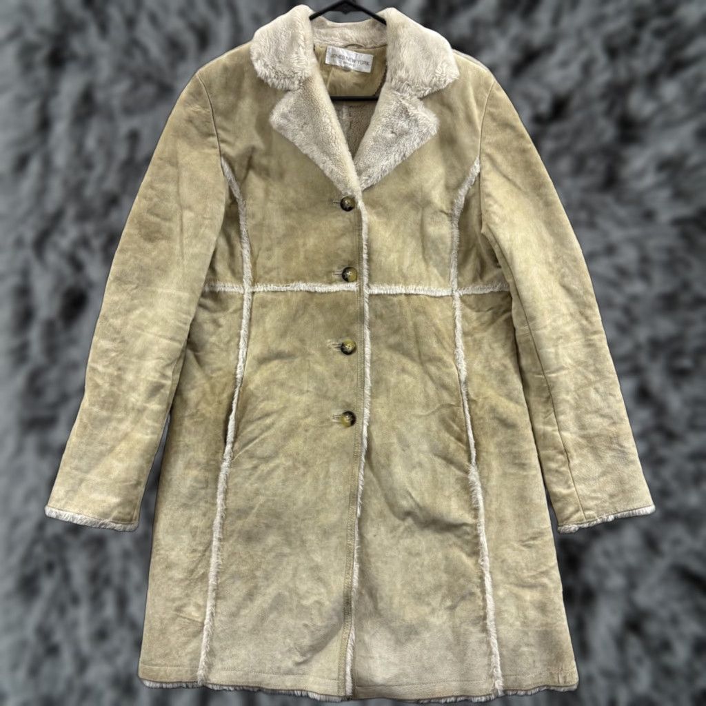 Jones New York VINTAGE Jones New York Coat Womens Small Brown Leather Suede 90s Sport Outdoor Fashion Bohemian Retro 90s City Designer Mens Womens Boys Girls Size S / US 4 / IT 40 - 1 Thumbnail
