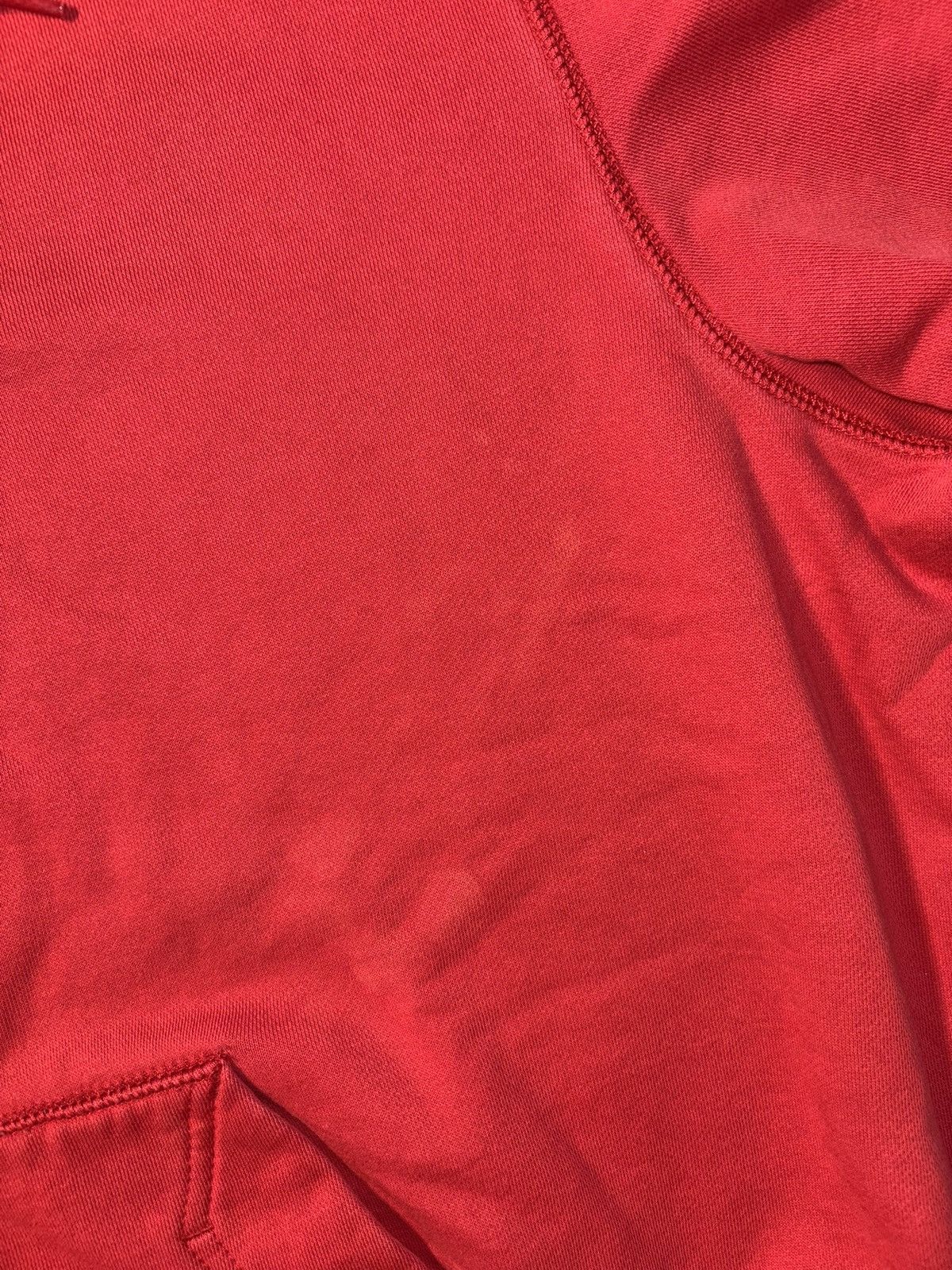 Nike Vtg Nike Y2K Men's Embroidered Big Center Check Red Hoodie Size US XXL / EU 58 / 5 - 7 Thumbnail