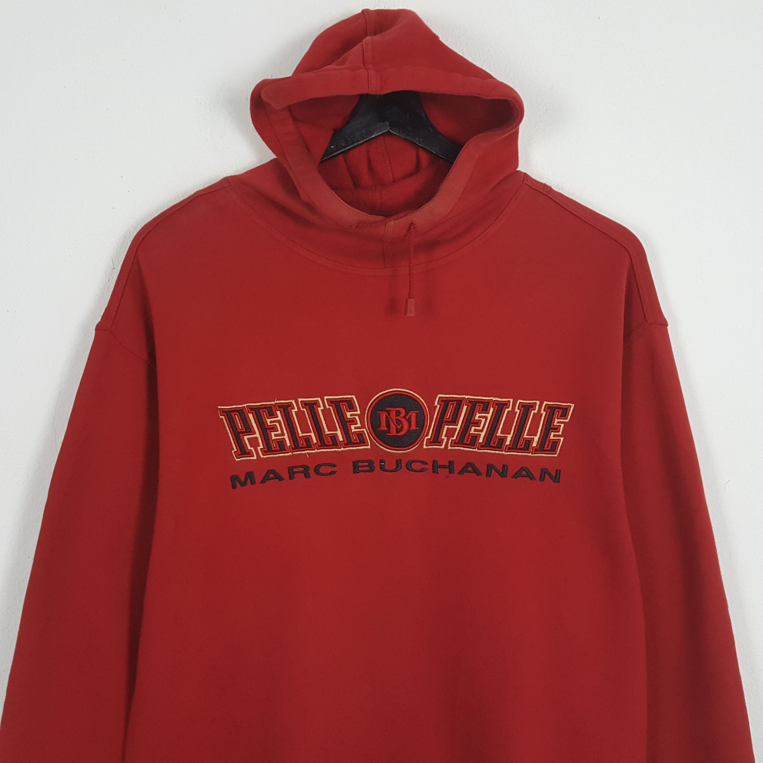 Marc Buchanan × Pelle Pelle × Vintage PELLE PELLE MARC BUCHANAN Streetwear Style Hoodies Size US XL / EU 56 / 4 - 2 Thumbnail
